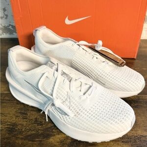 Nike Interact Run White Mesh Sneakers Sz13